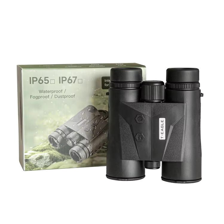 T - Eagle 10x42 Laser Rangefinder Binoculars (1500m) - True Vision Tactical - 