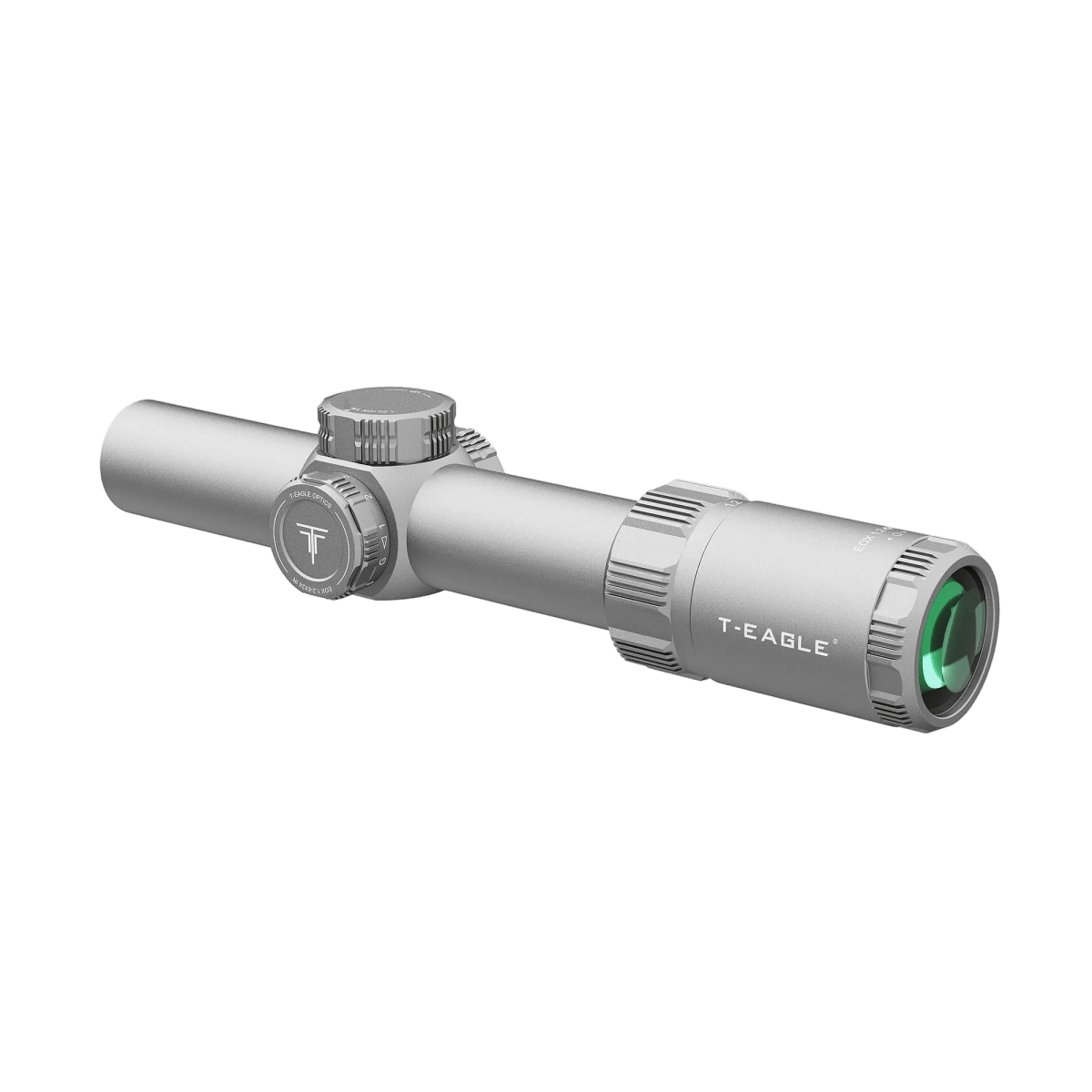 T - EAGLE EOX 1.2 - 6X24 IR Sliver Tactics First Focus Plane Optics Scope - True Vision Tactical - EOX 1.2-6X24IR-SL