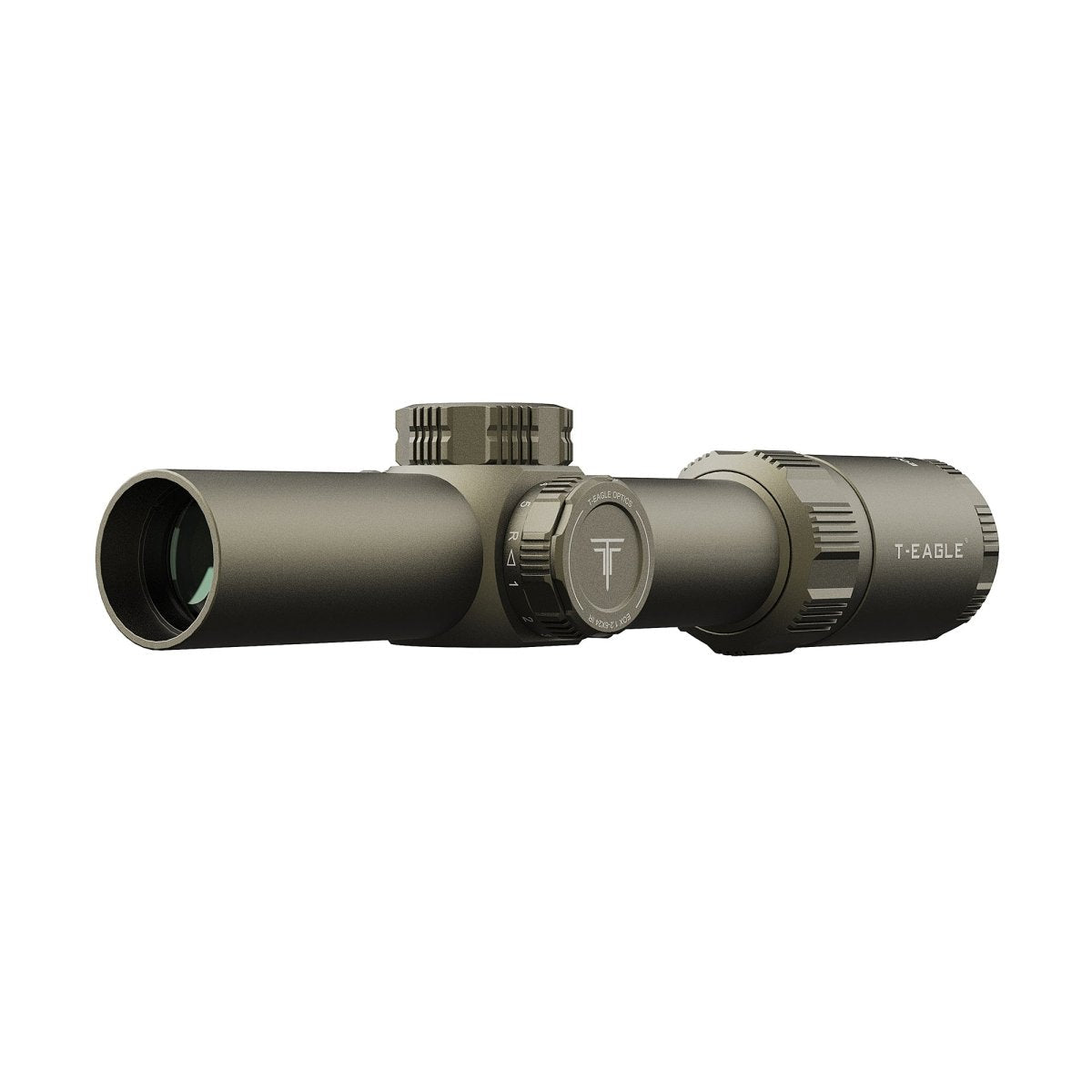 T - EAGLE EOX 1.2 - 6X24 IR Tan Tactics First Focus Plane Optics Scope - True Vision Tactical - EOX 1.2-6X24IR-TAN