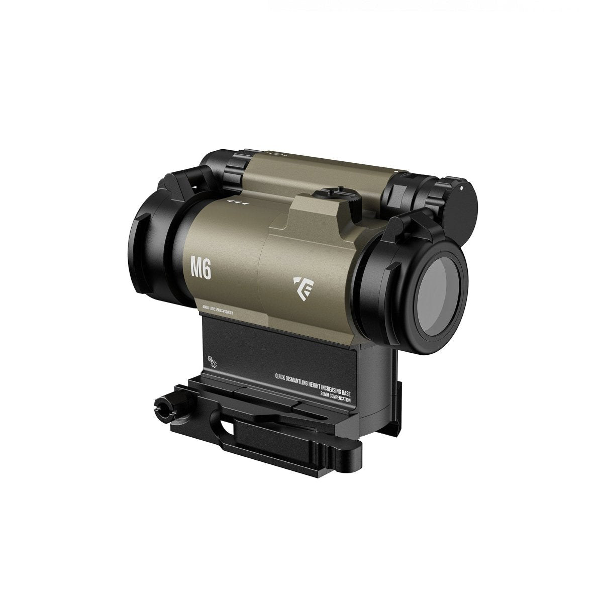 T - Eagle M6 1x25 Compact Red Dot Reflex Sight - Tan - True Vision Tactical - M6-Tan
