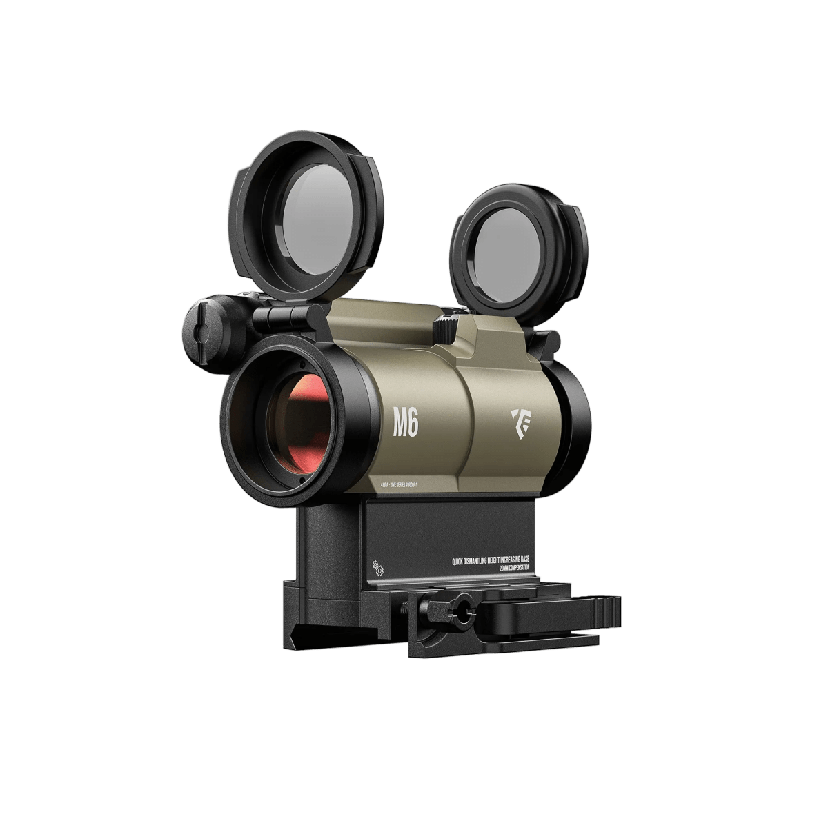 T - Eagle M6 1x25 Compact Red Dot Reflex Sight - Tan - True Vision Tactical - M6-Tan