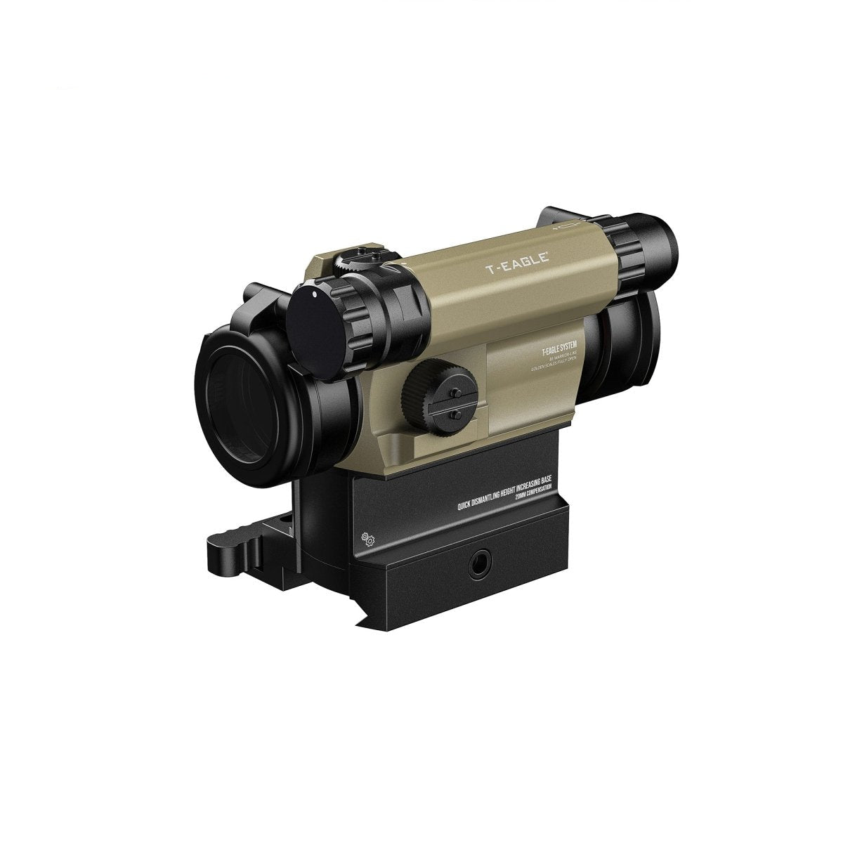 T - Eagle M6 1x25 Compact Red Dot Reflex Sight - Tan - True Vision Tactical - M6-Tan