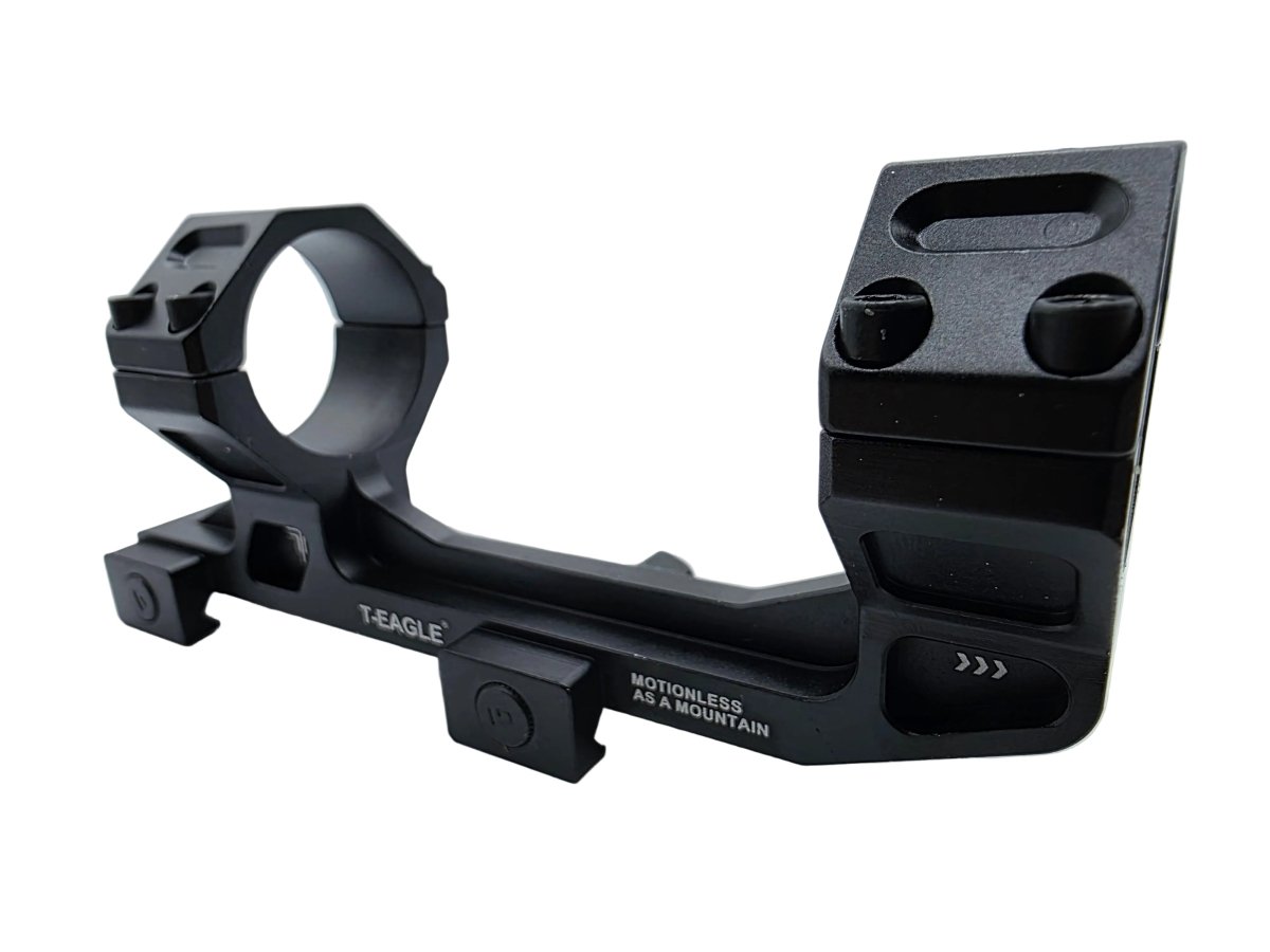 T - Eagle Y037 Low One - Piece Mount Base (25/30mm) - True Vision Tactical - Y037BK