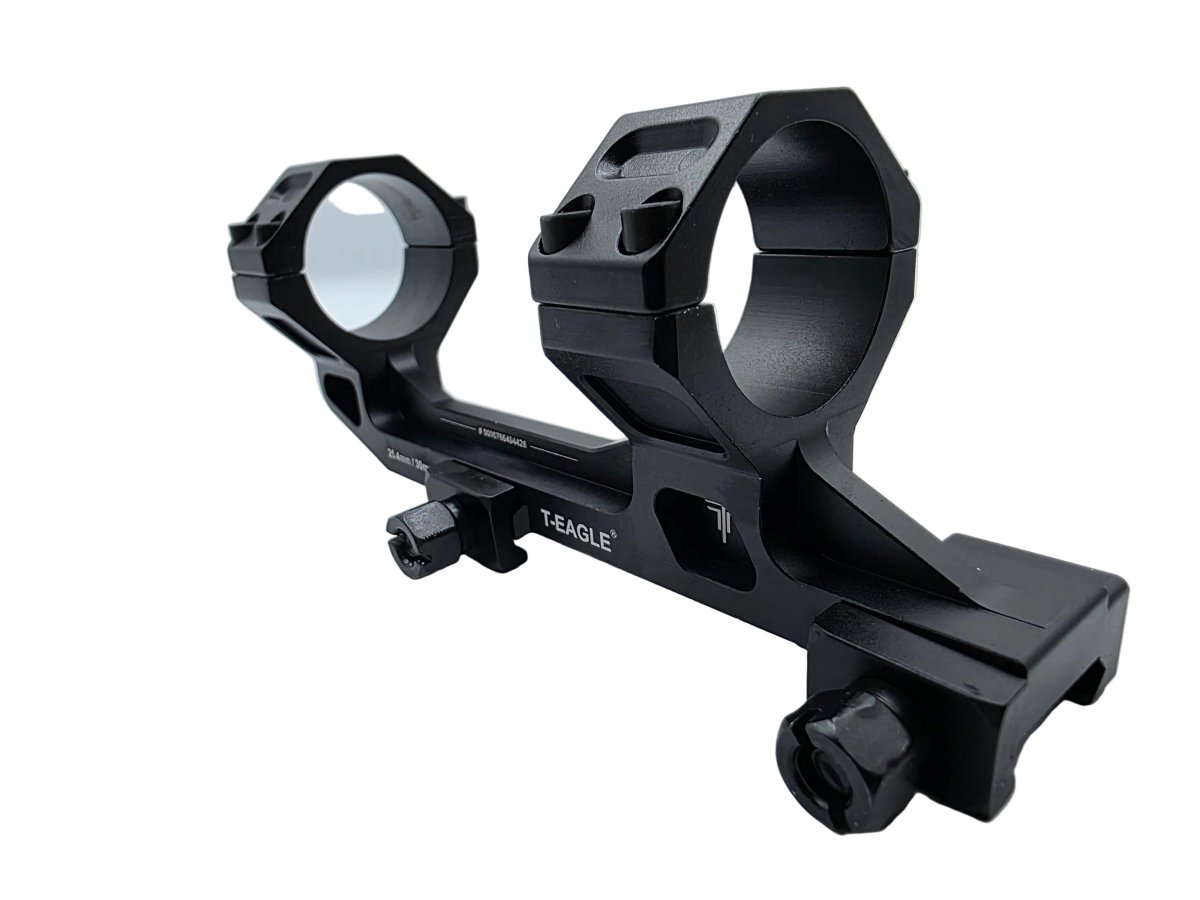 T - Eagle Y037 Low One - Piece Mount Base (25/30mm) - True Vision Tactical - Y037BK
