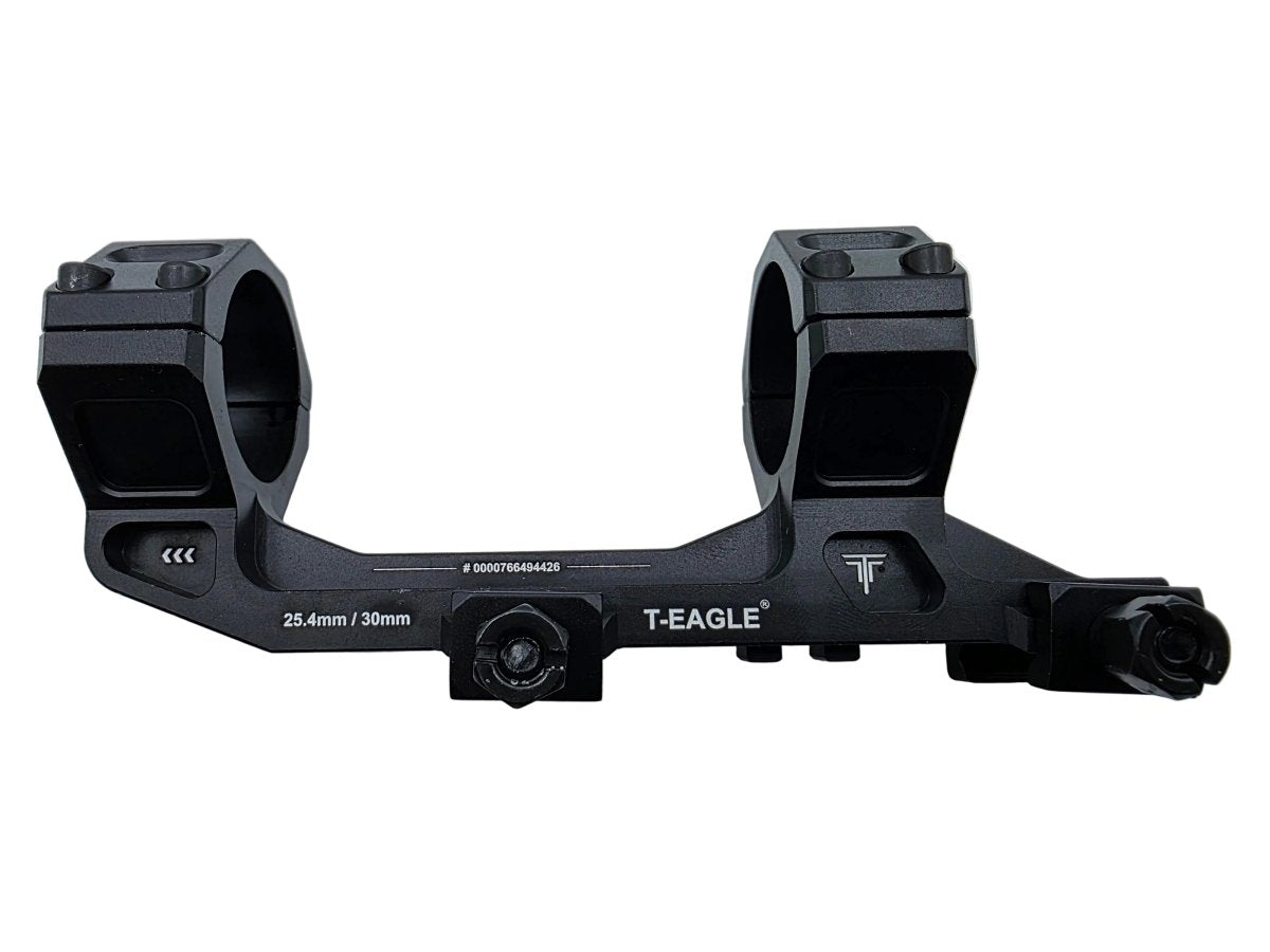 T - Eagle Y037 Low One - Piece Mount Base (25/30mm) - True Vision Tactical - Y037BK