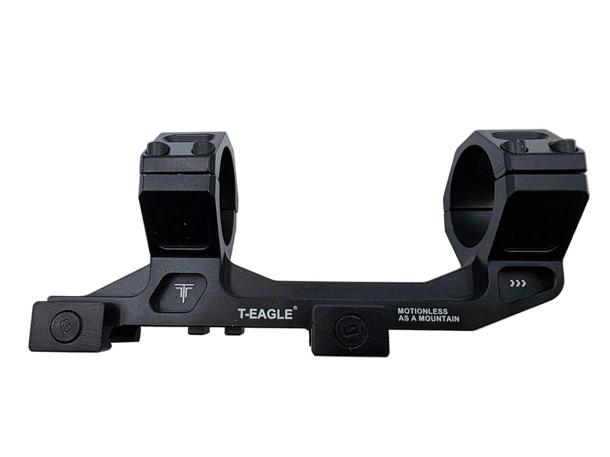 T - Eagle Y037 Low One - Piece Mount Base (25/30mm) - True Vision Tactical - Y037BK