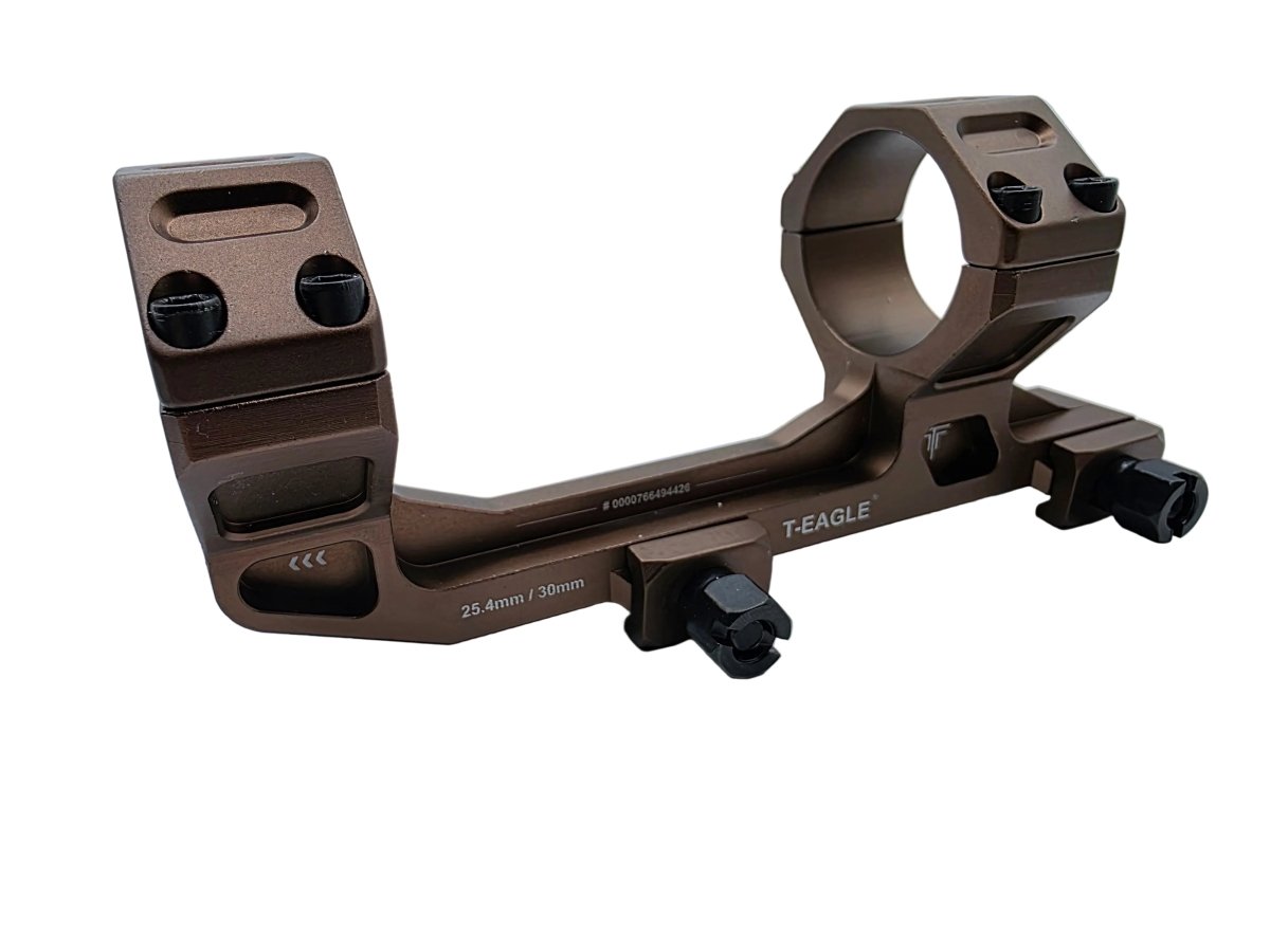 T - Eagle Y037 Low One - Piece Mount Base (25/30mm) - True Vision Tactical - Y037DE