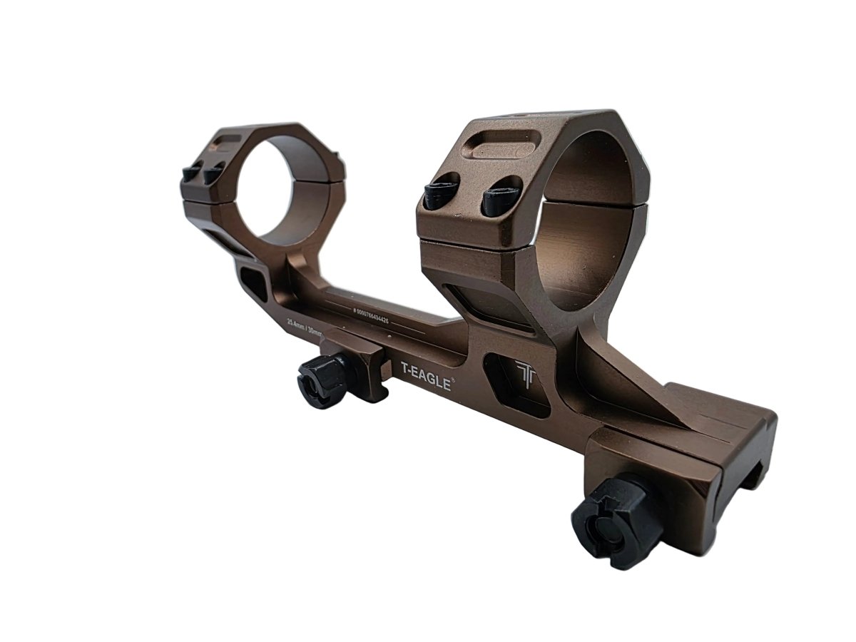 T - Eagle Y037 Low One - Piece Mount Base (25/30mm) - True Vision Tactical - Y037DE