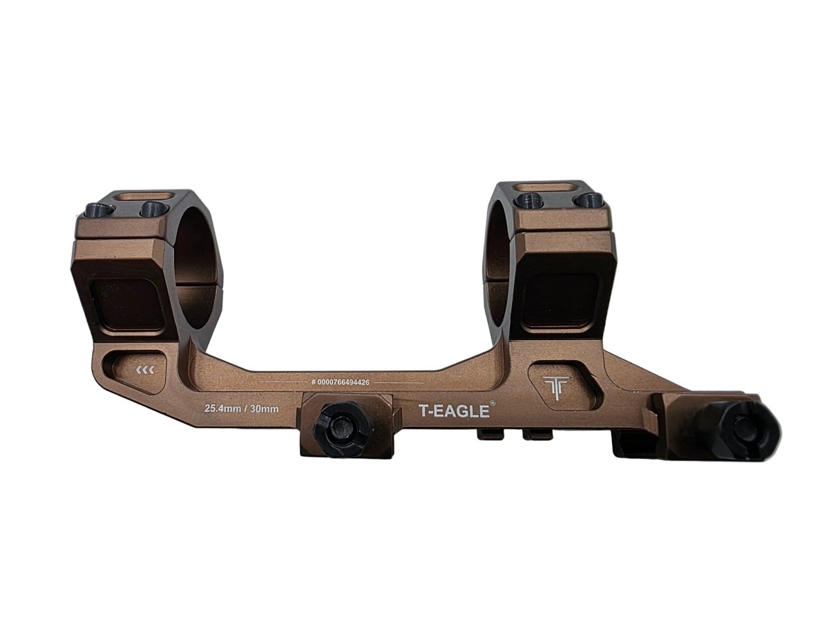 T - Eagle Y037 Low One - Piece Mount Base (25/30mm) - True Vision Tactical - Y037DE