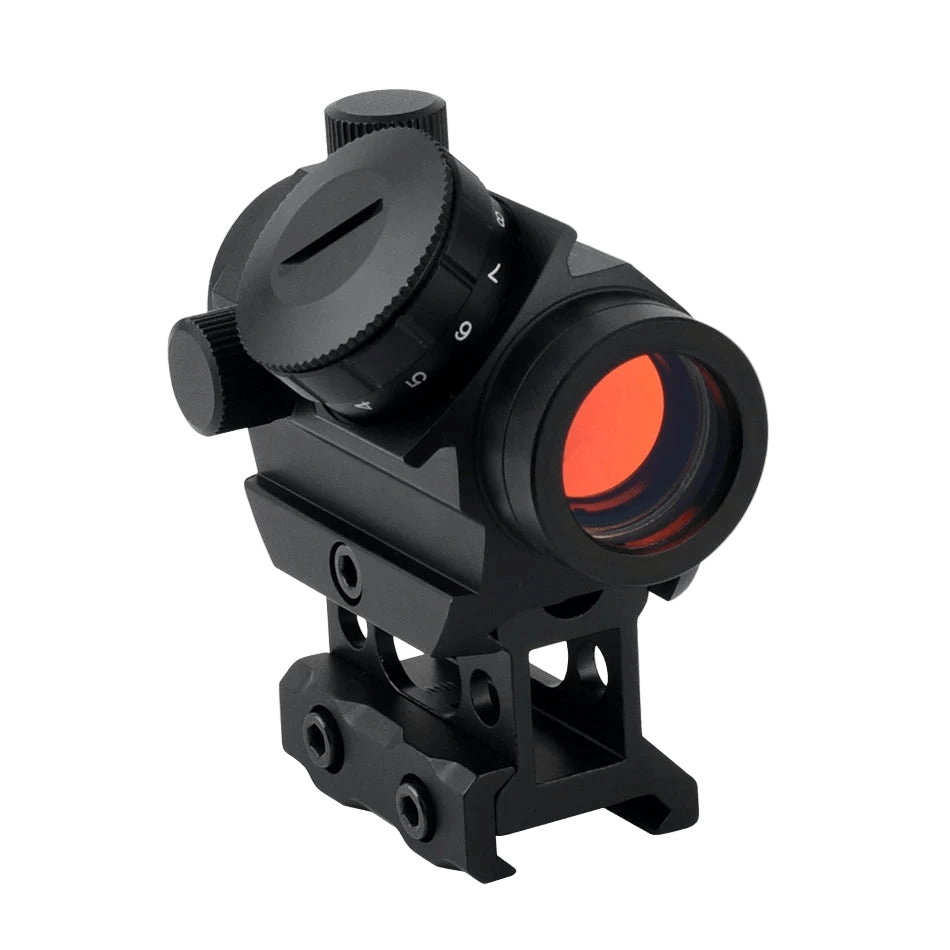 T1 Reflex Red Dot Sight with Riser - 20mm rail - True Vision Tactical - T1