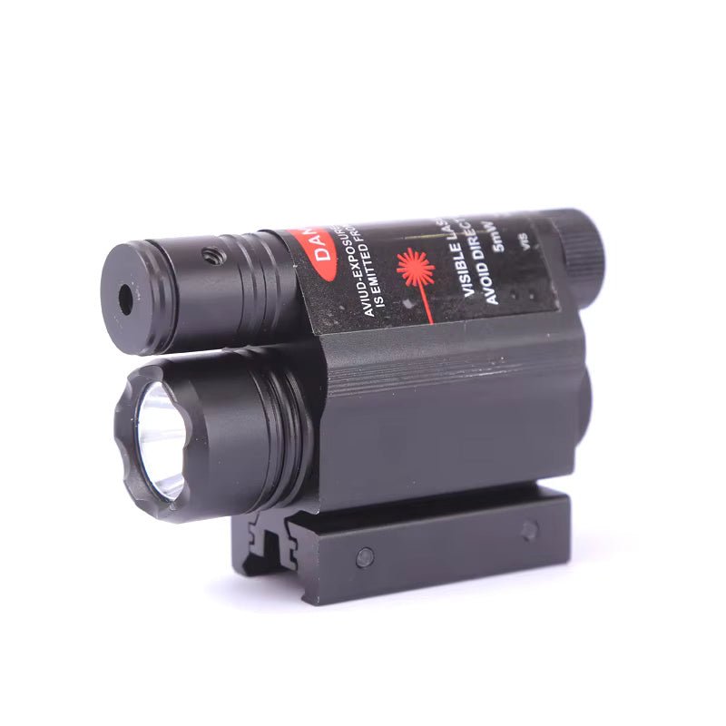 T6 Tactical Red Laser + LED Flashlight Combo (11mm / 20mm Mount) - True Vision Tactical - T6R
