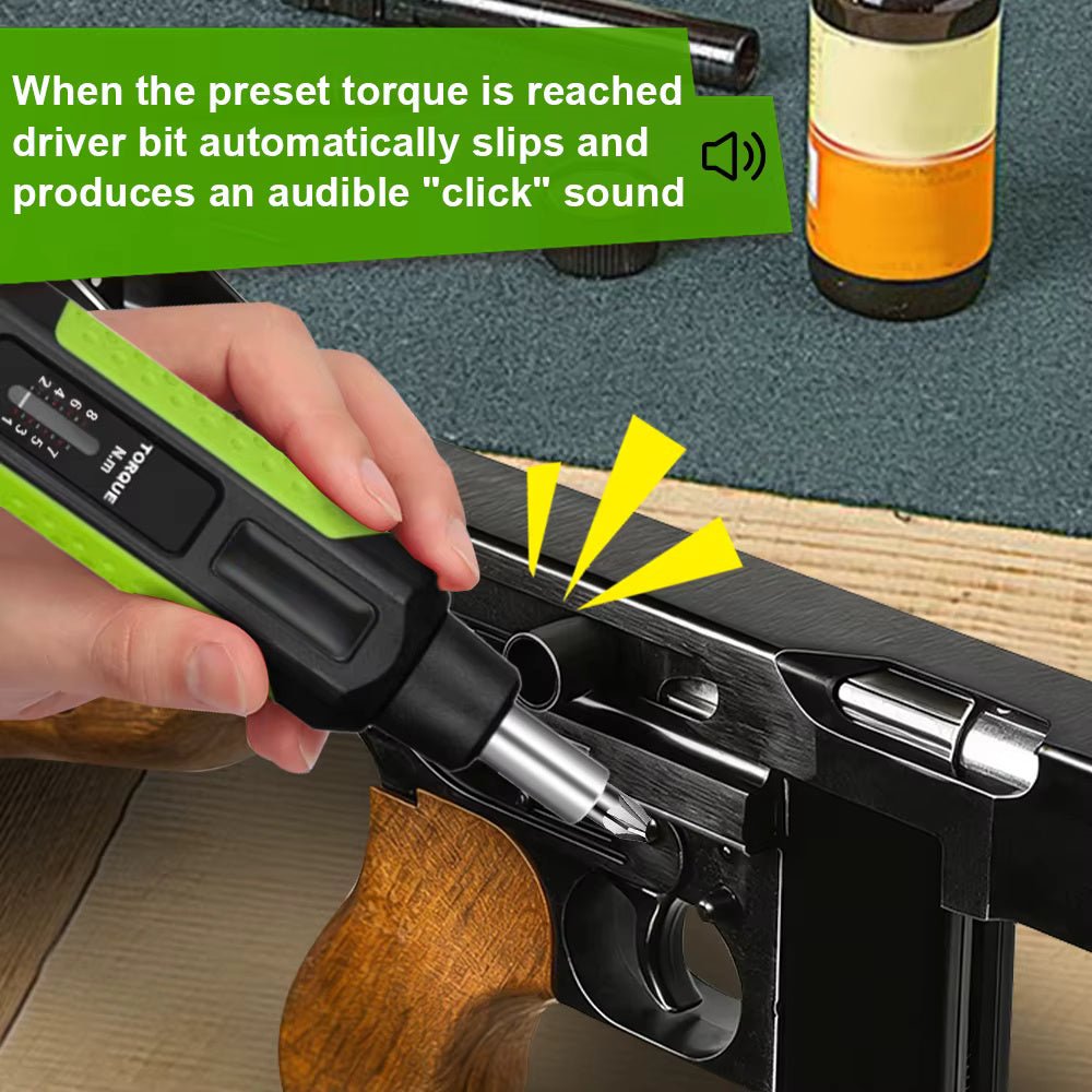 Torque Screwdriver 1/4" Drive, 1–8 N·m, Click-Type - True Vision Tactical - P62200-1
