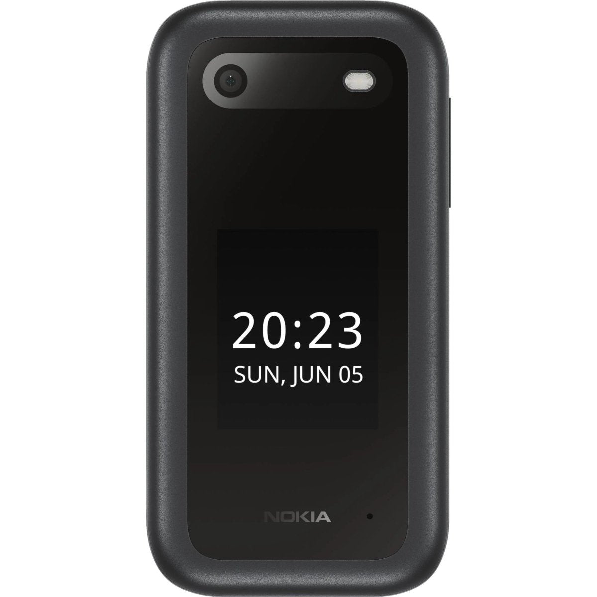 Unlocked Nokia 2660 Flip 4G VoLTE Dual SIM FM Radio 128MB Flip Mobile Phone (Black) - True Vision Tactical - 653342