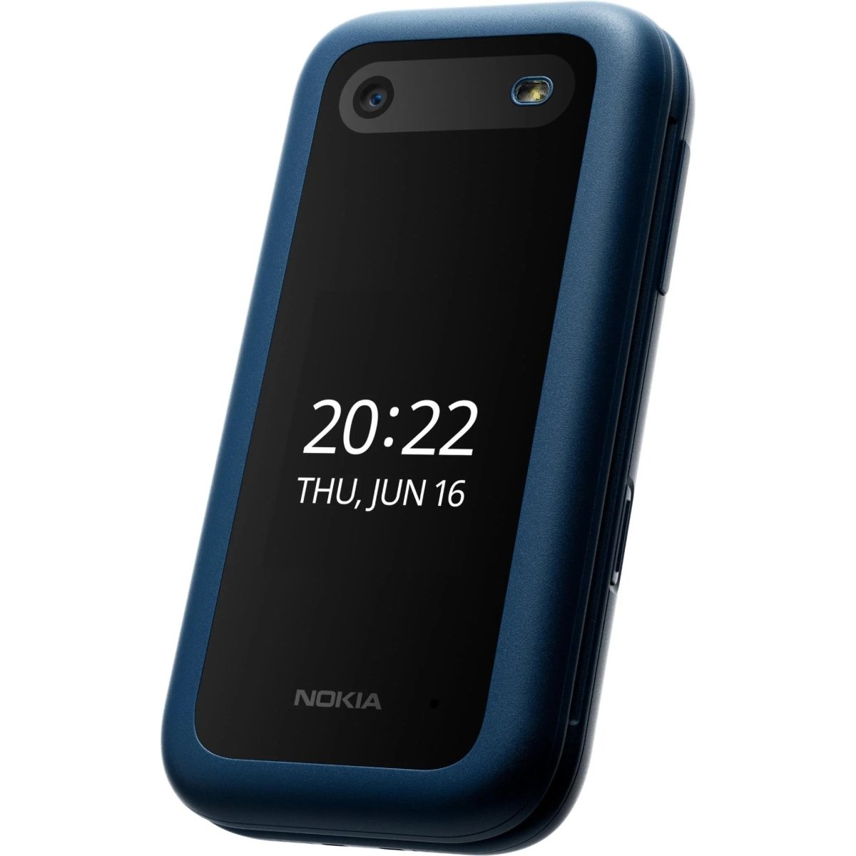 携帯電話（4G）Nokia 2660 Flip ブルー Nokia 2660 Flip Phone - 4G Dual SIM Mobile Unlocked Blue