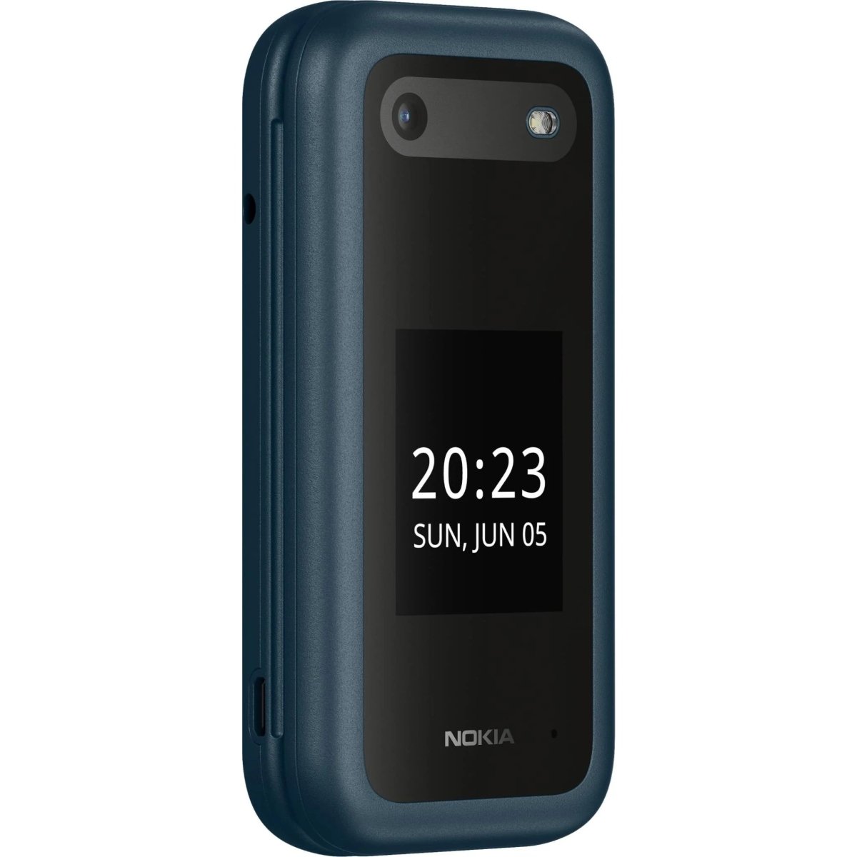 Unlocked Nokia 2660 Flip 4G VoLTE Dual SIM FM Radio 128MB Flip Mobile Phone (Blue) - True Vision Tactical - 653343