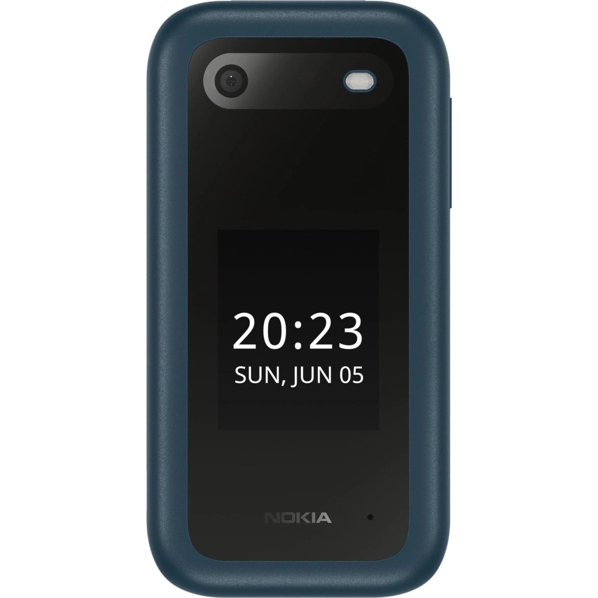 Unlocked Nokia 2660 Flip 4G VoLTE Dual SIM FM Radio 128MB Flip Mobile Phone (Blue) - True Vision Tactical - 653343