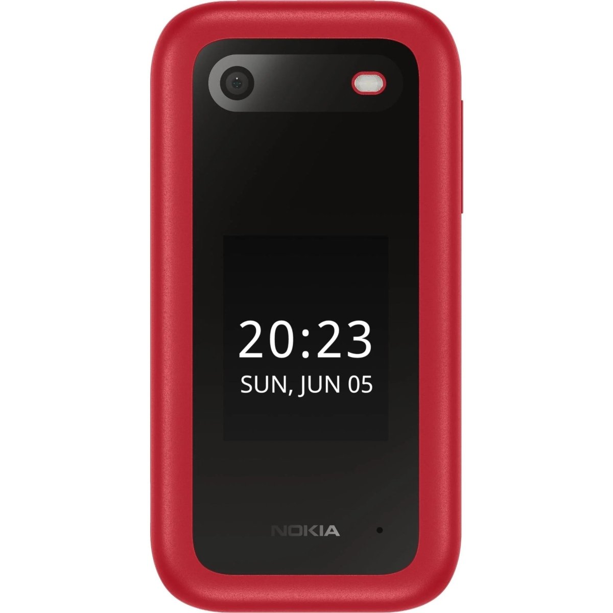 Unlocked Nokia 2660 Flip 4G VoLTE Dual SIM FM Radio 128MB Flip Mobile Phone (Red) - True Vision Tactical - 653344