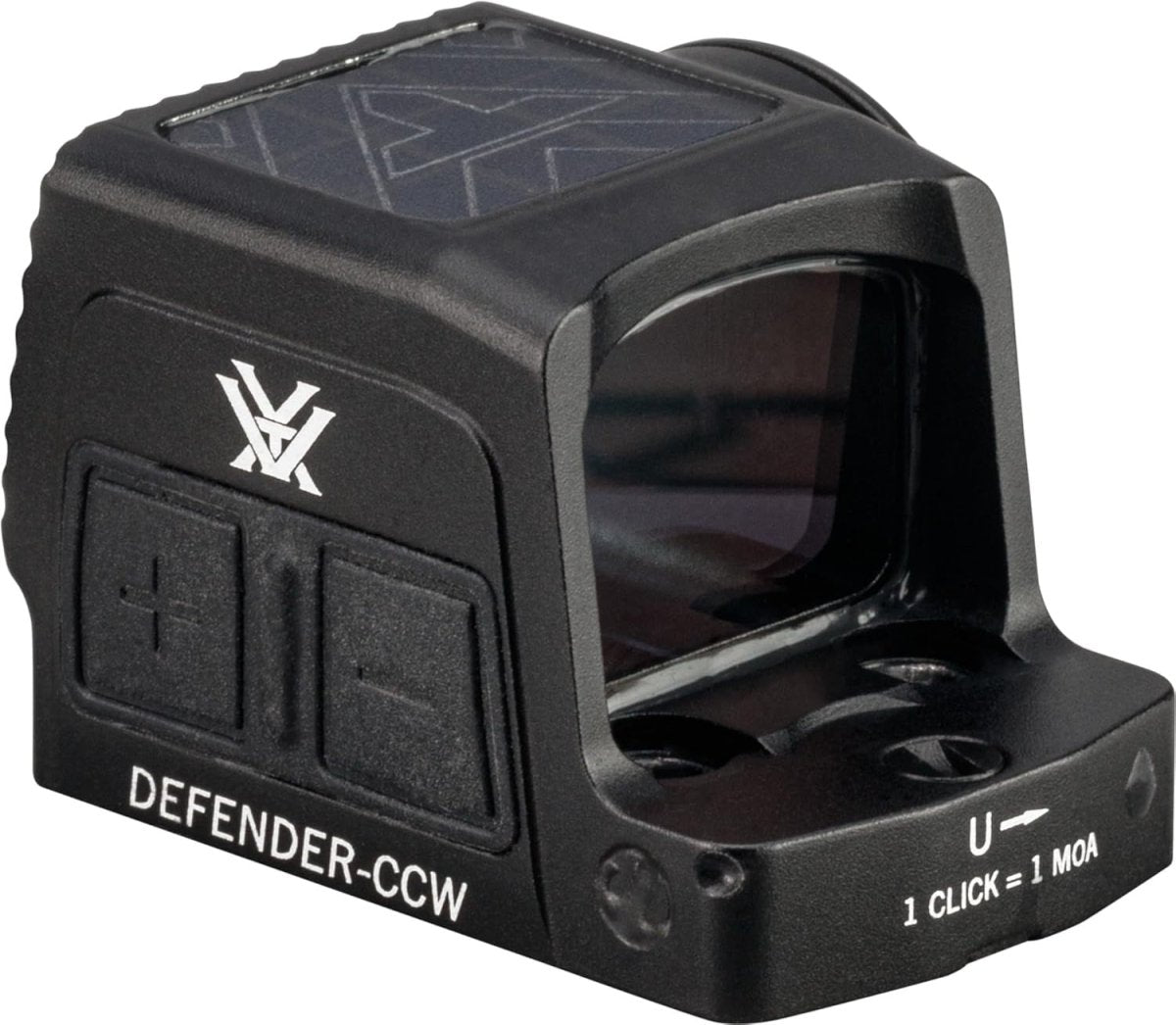 Vortex Defender - CCW Solar Micro Red Dot - 3 MOA Dot - True Vision Tactical - DFCCW-MRD90-BK