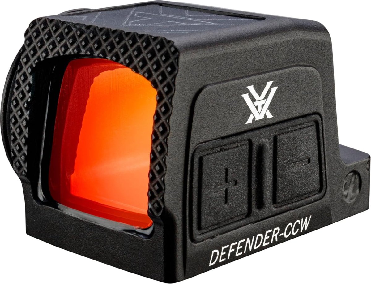 Vortex Defender - CCW Solar Micro Red Dot - 3 MOA Dot - True Vision Tactical - DFCCW-MRD90-BK