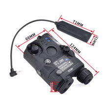 Load image into Gallery viewer, Wadsn PEQ - 15 Green/Red/Blue Dot Laser indicator + White LED Flashlight - True Vision Tactical - WDX042-BKG
