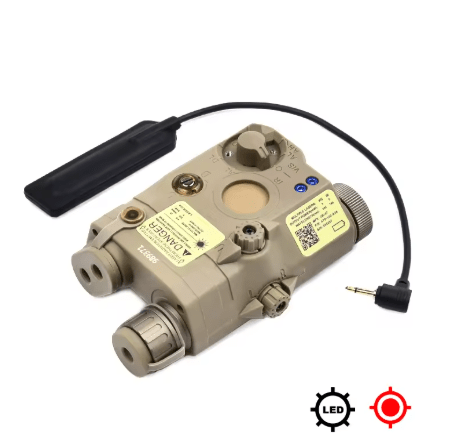 Wadsn PEQ - 15 Green/Red/Blue Dot Laser indicator + White LED Flashlight - True Vision Tactical - WDX042-EDR