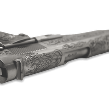 Load image into Gallery viewer, WE Tech 1911 Gas Blowback Gel Blaster - Silver with Floral Pattern - True Vision Tactical - WE-E006SP-BOX-GB
