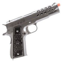 Load image into Gallery viewer, WE Tech 1911 Hex Cut Gas Blowback Gel Blaster - Silver - True Vision Tactical - WE-E016-SV-GB
