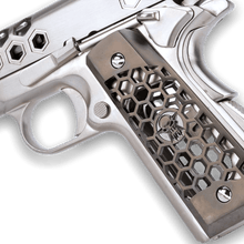 Load image into Gallery viewer, WE Tech 1911 Hex Cut Gas Blowback Gel Blaster - Silver - True Vision Tactical - WE-E016-SV-GB
