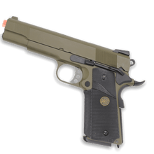 Load image into Gallery viewer, WE Tech 1911 MEU Gas Blowback Gel Blaster - Olive Drab Version - True Vision Tactical - WE-E008A-OD-GB
