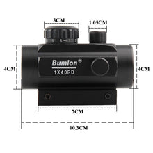 Load image into Gallery viewer, Bumlon 1x40 RD Red Dot Sight - True Vision Tactical - BU1X40
