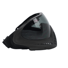 Load image into Gallery viewer, FMA F1 Full Face Mask - All Black - Transparent Lens - True Vision Tactical - 665871865082
