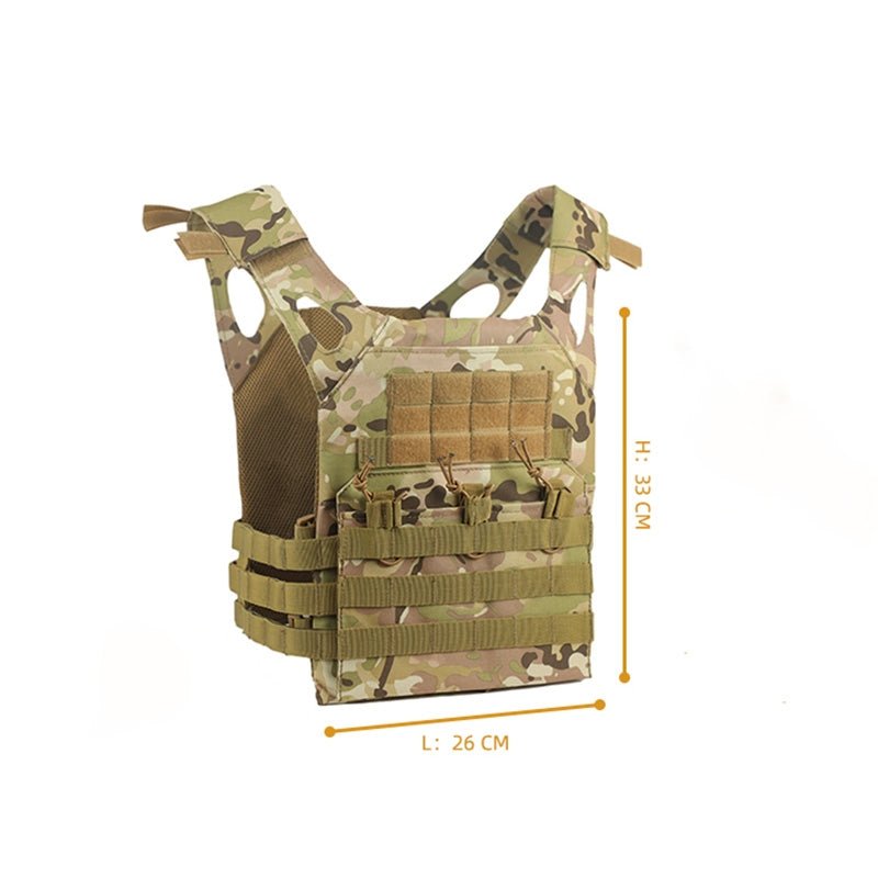Light Weight Tactical Plate Carrier Combat Armor Vest - True Vision Tactical - 665871523333
