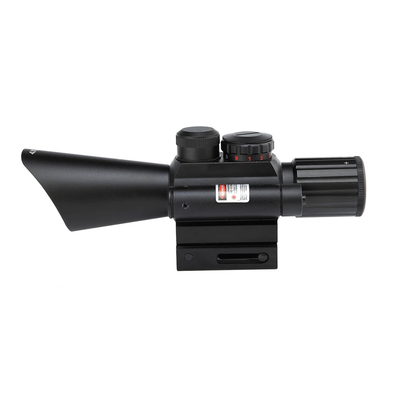 M7 LS 4x30 Tactical Rifle Scope with Red Dot Laser - True Vision Tactical - 671891922186