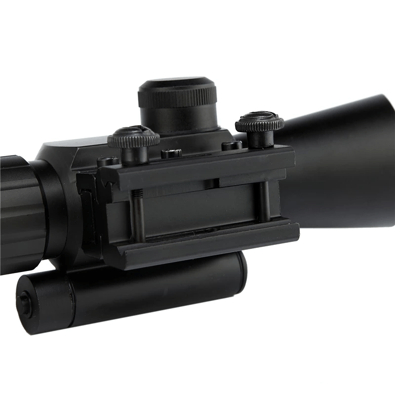 M7 LS 4x30 Tactical Rifle Scope with Red Dot Laser - True Vision Tactical - 671891922186