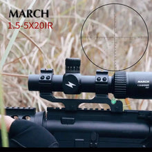 Load image into Gallery viewer, MARCH 1.5 - 5X20IR Shockproof Compact Optic Rifle Scope - True Vision Tactical - 671891922193
