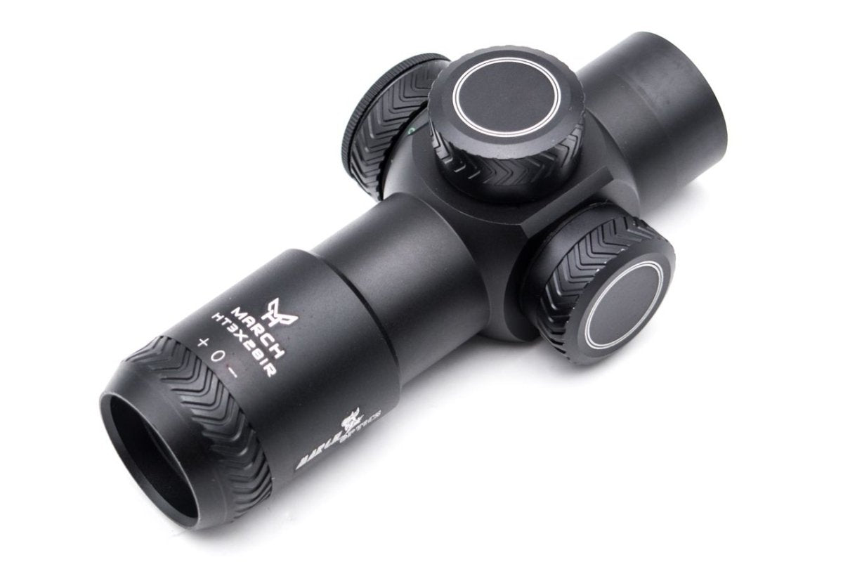 MARCH AMG HD GEN I - H 3x28 IR Fixed Optic Rifle Scope - True Vision Tactical - 665871995819