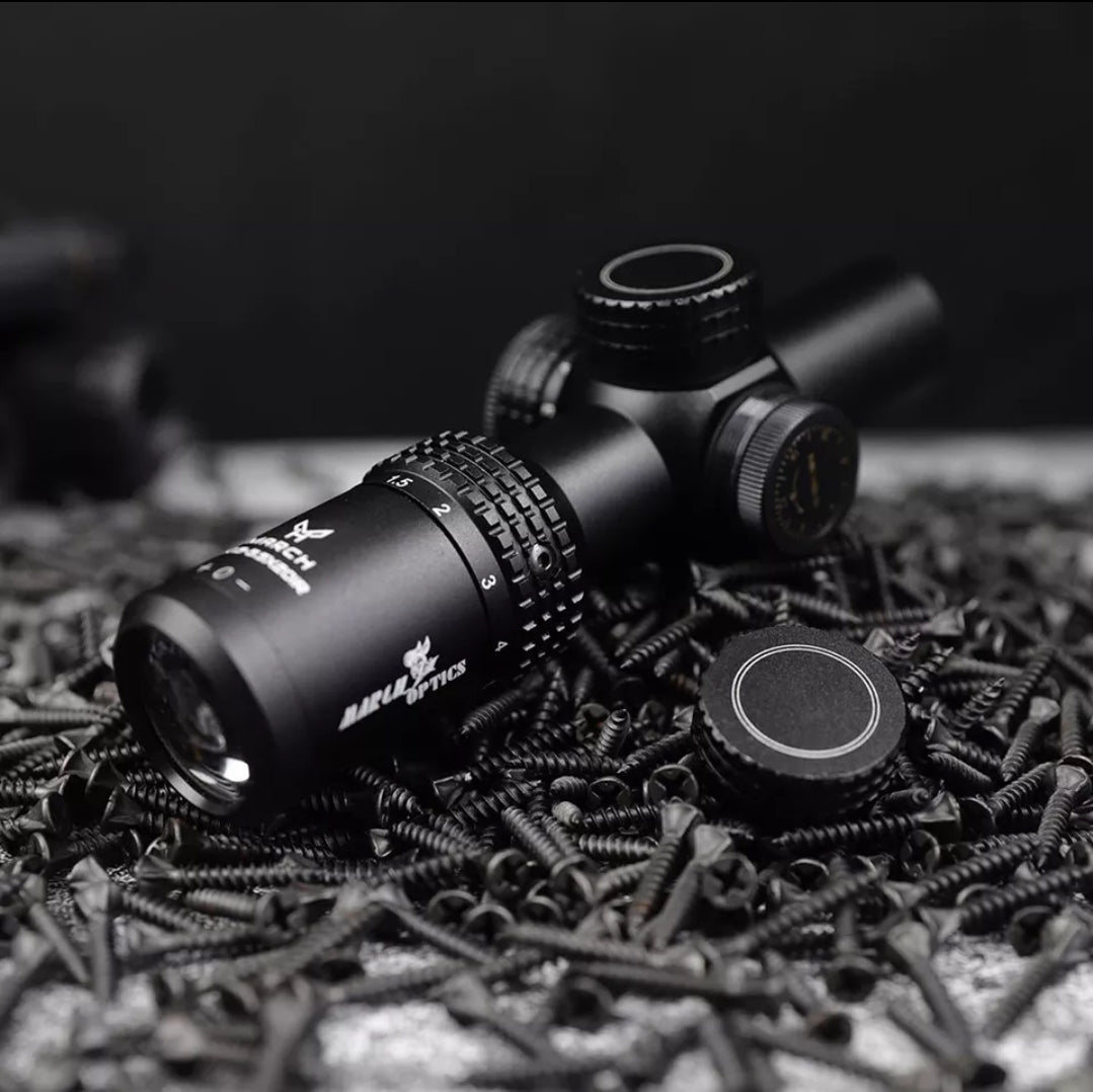 MARCH AMG HD GEN I - H HK 1.5 - 5.5x20 IR Optic Rifle Scope - True Vision Tactical - AMG-71512