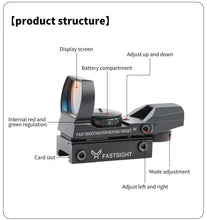 Load image into Gallery viewer, Reflex Fast Sight Scope - Red Lens - True Vision Tactical - 671891922124
