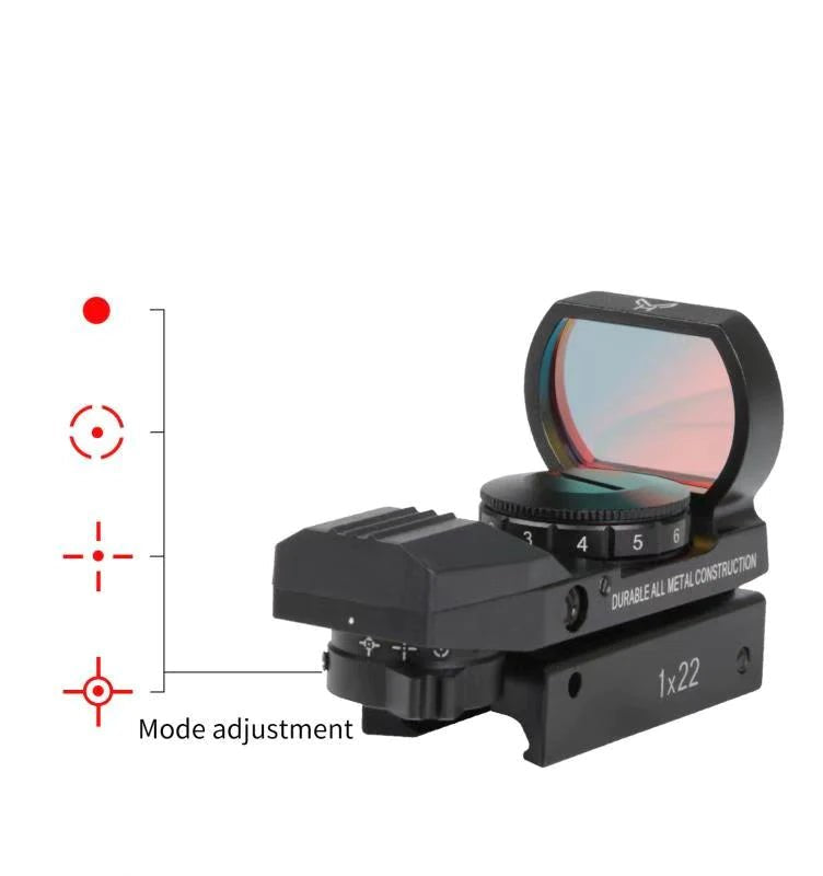 Reflex Fast Sight Scope - Red Lens - True Vision Tactical - 671891922124