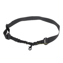 Load image into Gallery viewer, Single Point Tactical Sling with Bungee Cord - Black - True Vision Tactical - 665871840720
