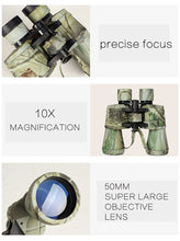 Load image into Gallery viewer, SULIKO 10X50 High Magnification Long Range Professional Binoculars with Case - True Vision Tactical - 665871857568
