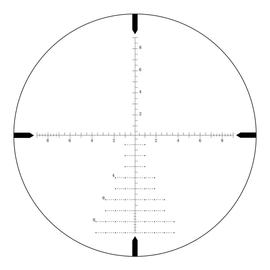 T - EAGLE AR 2 - 12X40 SFIR Compact Optical Sight Tactical Riflescope - True Vision Tactical - AR 2-12X40SFIR