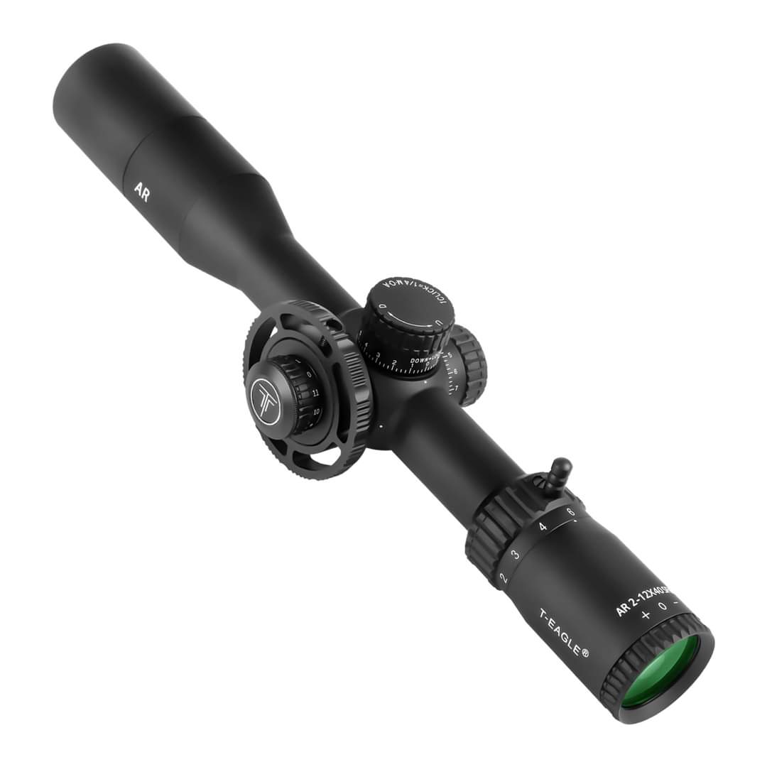 T - EAGLE AR 2 - 12X40 SFIR Compact Optical Sight Tactical Riflescope - True Vision Tactical - AR 2-12X40SFIR