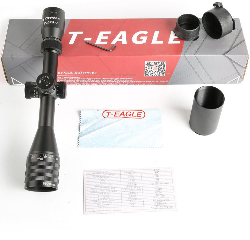 T - Eagle EO 3 - 9X40 AOEG - KN Tactical Riflescope Optic Sight - True Vision Tactical - PBCC7250