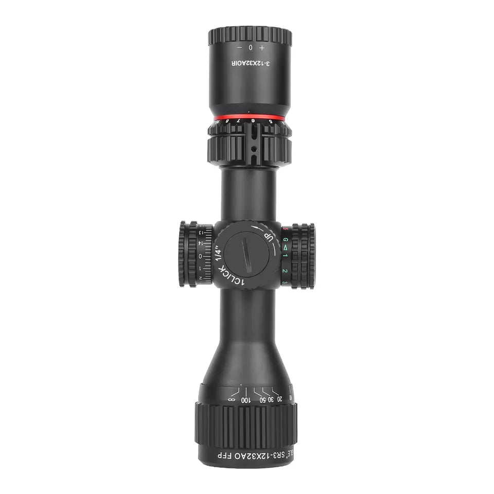 T - EAGLE SR 3 - 12X32 AO FFP Long Range Riflescope - True Vision Tactical - 671891922308