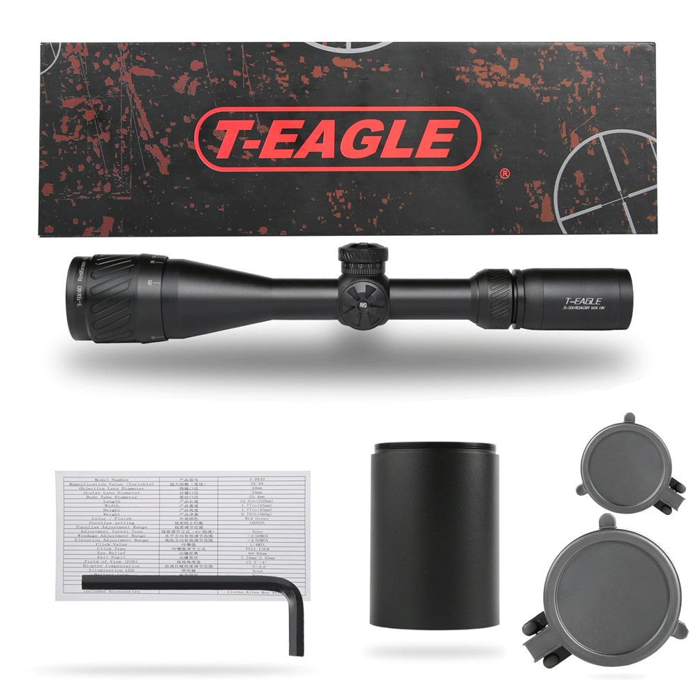 T - Eagle SR 3 - 9X40 AOIR Tactical Scope Optic Sight - True Vision Tactical - 665871965805