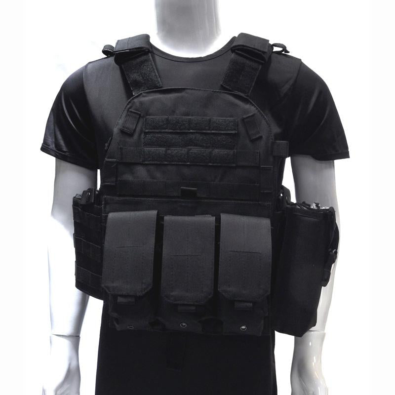 Tactical 6094 MOLLE Quick Release Plate Carrier Vest - True Vision Tactical - 665871551466
