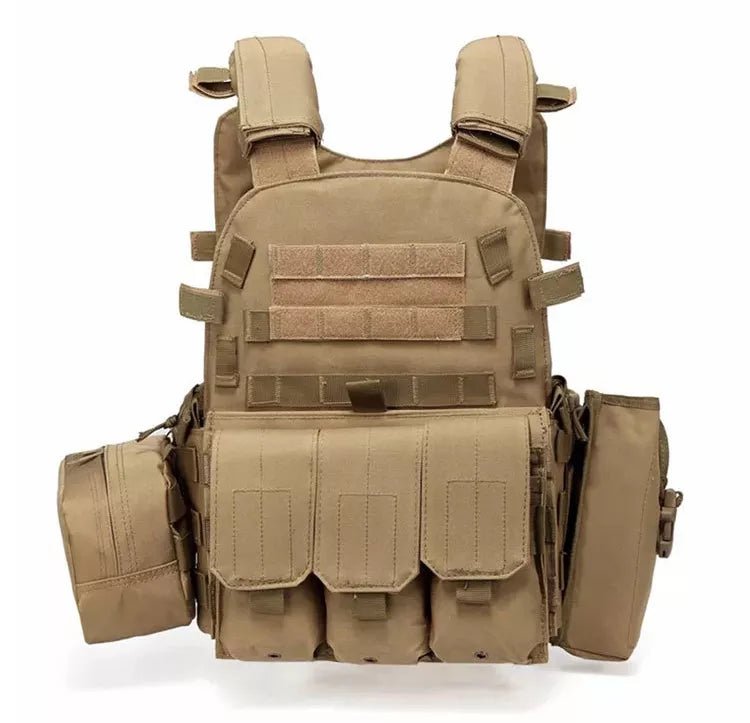 Tactical 6094 MOLLE Quick Release Plate Carrier Vest - True Vision Tactical - 665871551466