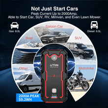 Load image into Gallery viewer, UTRAI 22000mAh Car Jump Starter Power Pack Portable Battery Charger - True Vision Tactical - JSTAR-ONE
