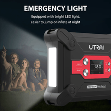 Load image into Gallery viewer, UTRAI Jstar 6 1800A 24000mAh Jump Starter Power Bank w/ Air Compressor - True Vision Tactical - JSTAR6
